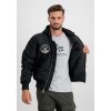 ALPHA INDUSTRIES Bunda MA-1 VF Hood Dark Side - black reflective (108108/285)
