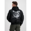 ALPHA INDUSTRIES Bunda MA-1 VF Hood Dark Side - black reflective (108108/285)