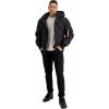 ALPHA INDUSTRIES Bunda Hooded Logo Puffer - čierna (108107/03)