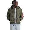 ALPHA INDUSTRIES Bunda Hooded Logo Puffer - dark olive (108107/142)