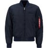 ALPHA INDUSTRIES Bunda MA-1 VF Authentic Overdyed - modrá (108130/07)