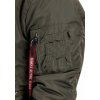 ALPHA INDUSTRIES Bunda MA-1 VF Authentic Overdyed - dark olive (108130/142)