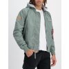 ALPHA INDUSTRIES Bunda MA-1 TT Hood Custom - dusty green (126117/680)
