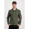 ALPHA INDUSTRIES Blúza Alpha Overshirt - dark olive (108123/142)