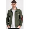 ALPHA INDUSTRIES Blúza Alpha Overshirt - dark olive (108123/142)