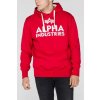 ALPHA INDUSTRIES Mikina Foam Print Hoody - speed red (143302/328)