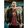 ALPHA INDUSTRIES Tričko BASIC - burgundy (100501/184)