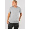 ALPHA INDUSTRIES Tričko BASIC T Small Logo - šedé (188505/17)
