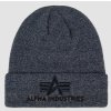 ALPHA INDUSTRIES Čiapka 3D Beanie - charcoal heather (168910/315)