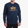 ALPHA INDUSTRIES Mikina Basic Sweater - new navy/wheat (178302/463)