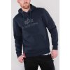 ALPHA INDUSTRIES Mikina Basic Hoody - modrá (178312/07)