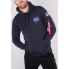 ALPHA INDUSTRIES Mikina Space Shuttle Hoody - modrá (178317/07)