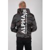 ALPHA INDUSTRIES Mikina Back Print Hoody - black camo (178318C/125)