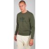 ALPHA INDUSTRIES Mikina Basic Sweater - dark olive/olive (178302/482)