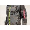 ALPHA INDUSTRIES Mikina Big Letters Zip Hoody - black camo (126342/125)