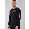 ALPHA INDUSTRIES Mikina Alpha Embroidery - čierna (116312/03)