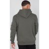 ALPHA INDUSTRIES Mikina Label Hoody - dark olive (118331/142)