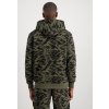 ALPHA INDUSTRIES Mikina Basic Hoody Camo - brushstroke green (178312C/634)