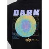 ALPHA INDUSTRIES Mikina Dark Side - black neon purple (108337/556)