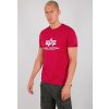 ALPHA INDUSTRIES Tričko BASIC - RBF red (100501/523)