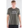 ALPHA INDUSTRIES Tričko Basic T Embroidery - dark olive (118505/142)