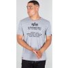 ALPHA INDUSTRIES Tričko Fundamental T - grey heather (118509/17)