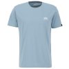 ALPHA INDUSTRIES Tričko BASIC T Small Logo - greyblue (188505/134)