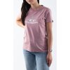 ALPHA INDUSTRIES Dámske tričko New Basic Foil Print - silver pink/metalsilver (196051FP/531)