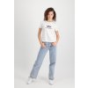 ALPHA INDUSTRIES Dámske tričko New Basic - white (196051/09)