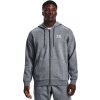 UNDER ARMOUR Mikina Essential Fleece FZ Hood - šedá (1373881-012)