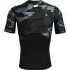 UNDER ARMOUR Tričko HG Isochill Comp Print SS - čierne / camo (1361514-001)