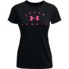 UNDER ARMOUR Dámske tričko Tech Solid Logo Arch - čierne (1369864-001)