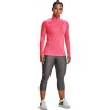 UNDER ARMOUR Dámske tričko s dlhým rukávom Tech 1/2 Zip - Twist - ružové (1320128-653)