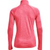 UNDER ARMOUR Dámske tričko s dlhým rukávom Tech 1/2 Zip - Twist - ružové (1320128-653)