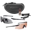 ESS Ochranné okuliare ICE 2.4 Tactical set - číre, červené, žlté sklo, dva rámy, nofog, krabička, popruh (740-0007)