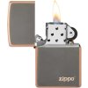ZIPPO Zapaľovač RUSTIC BRONZE LOGO (27005)