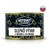 HOTOVKY Z PLECHOVKY Slepačí vývar s mäsom a zeleninou 400ml