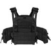 WARRIOR Laser Cut LPC with Detachable 5.56 Panel V1 - black (W-LC-LPC-V1-DFP-TB-556-BLK)