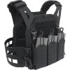 WARRIOR Laser Cut LPC (Ladder Sides) with Detachable Triple Bungee 5.56 Panel V2 - black (W-LC-LPC-V2-DFP-TB-556-BLK)