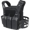 WARRIOR Laser Cut LPC (Ladder Sides) with Detachable Triple Bungee 5.56 Panel V2 - black (W-LC-LPC-V2-DFP-TB-556-BLK)