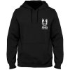 WARRIOR Mikina s kapucňou LOGO - čierna (W-EO-HOODIE-BLK)