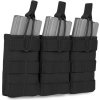 WARRIOR Triple MOLLE Open M4 5.56mm - black (W-EO-TMOP-BLK)