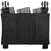 WARRIOR Removable Triple Elastic Mag Pouch - black (W-EO-DFP-TEMP-BLK)
