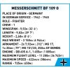 COBI Stavebnica HC WW2 Messerschmitt BF 109 G (COBI-5870)