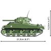 COBI Stavebnica HC WW2 M4A3 Sherman (COBI-2570)