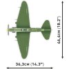 COBI Stavebnica HC WW2 IL-2M3 Shturmovik (COBI-5744)