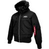 ALPHA INDUSTRIES Bunda 45p Hooded Custom - black/black (113145/515)