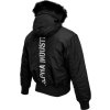 ALPHA INDUSTRIES Bunda 45p Hooded Custom - black/black (113145/515)
