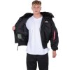 ALPHA INDUSTRIES Bunda 45p Hooded Custom - black/black (113145/515)
