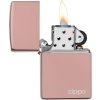 ZIPPO Zapaľovač HIGH POLISH ROSE GOLD LOGO (26908)